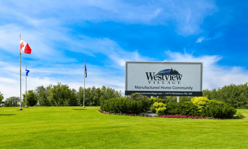 Edmonton’s Best Manufactured Home Communities: Westview Village Sign Image